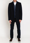White Label Archer Double Layered Coat, Navy