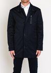 White Label Mason Wool Overcoat, Navy