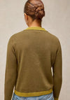 White Stuff Charlotte Collared Cardigan, Green