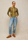 White Stuff Charlotte Collared Cardigan, Green