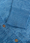 White Stuff Lulu Twist Knitted Cardigan, Blue