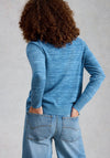 White Stuff Lulu Twist Knitted Cardigan, Blue