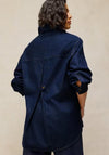 White Stuff Sage Denim Tunic Top, Dark Blue