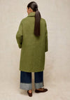 White Stuff Kelsey Wool-blend Long Coat, Green