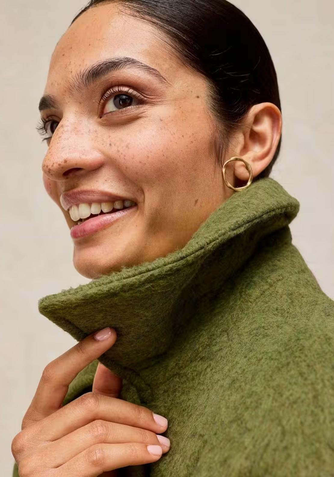 White Stuff Kelsey Wool-blend Long Coat, Green