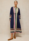 White Stuff Lana Midi Dress, Navy Multi