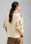 White Stuff Maeve Floral Embroidered Blouse, Ivory Multi