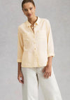 White Stuff Sophie Embroidered Print Blouse, Yellow