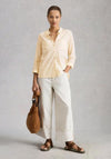 White Stuff Sophie Embroidered Print Blouse, Yellow
