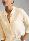 White Stuff Sophie Embroidered Print Blouse, Yellow