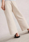 White Stuff Tia Wide Cropped Jeans, Cream