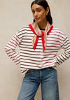 White Stuff Kim Striped Top, Ivory Multi
