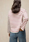 White Stuff Kim Striped Top, Ivory Multi
