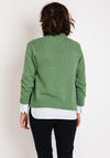 White Stuff Tula Knit Cardigan, Mid Green