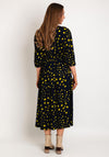 White Stuff Lucy Polka Dot A-Line Midi Dress, Navy Multi