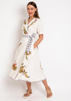 White Stuff Felicity Maxi Wrap Dress, Ivory Multi