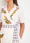White Stuff Felicity Maxi Wrap Dress, Ivory Multi