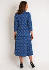 White Stuff Rua Jersey Shirt Dress, Navy Print
