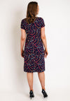 White Stuff Tallie Eco Vero Jersey Print Midi Dress, Navy