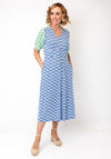 White Stuff May Floral Jersey Dress, Blue Multi