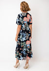 White Stuff Floral Button Up Front Casual Dress, Navy Multi