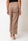 White Stuff Tia Cord Wide Leg Cropped Trousers, Brown