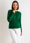 White Stuff Lulu Short Knit Cardigan, Bright Green