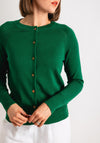 White Stuff Lulu Short Knit Cardigan, Bright Green