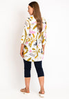 White Stuff Blaire Linen Tunic Top, White Multi