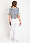 White Stuff Annabel Round Neck Stripe T-Shirt, White Multi