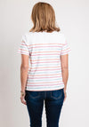 White Stuff Abbie Stripe T-Shirt, Ivory Multi