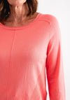 White Stuff City Fine Knit Sweater, Coral