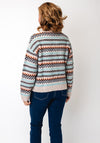 White Stuff Nordic Print Wool Cardigan, Multi