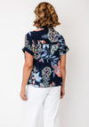 White Stuff Botanical Print Button Down Shirt, Navy Multi