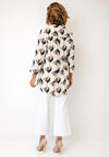 White Stuff Geometric Print Blouse, Beige Multi