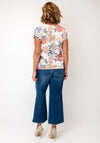 White Stuff Floral Print T-Shirt, White Multi