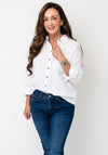 White Stuff Libby Organic Cotton Shirt, White