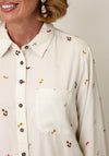 White Stuff Libby Embroidered Detail Shirt, White Multi