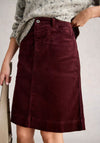 White Stuff Tia Cord Skirt, Wine