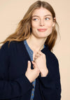 White Stuff Tula Knit Cardigan, French Navy