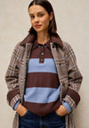 White Stuff Emmeline Check Coat, Brown
