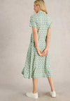 White Stuff Rua Jersey Shirt Dress, Green