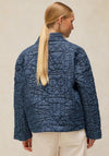 White Stuff Elodie Reversible Quilted Jacket, Blue Multi