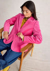 White Stuff Evelyn Velvet Blazer, Pink