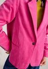 White Stuff Evelyn Velvet Blazer, Pink