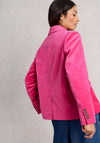 White Stuff Evelyn Velvet Blazer, Pink