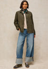 White Stuff Carrie Cord Jacket, Khaki Green