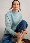 White Stuff Fenella Wool Blend Jumper, Blue