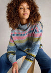 White Stuff Felicity Fair Isle Jumper, Blue