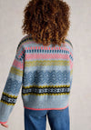 White Stuff Felicity Fair Isle Jumper, Blue